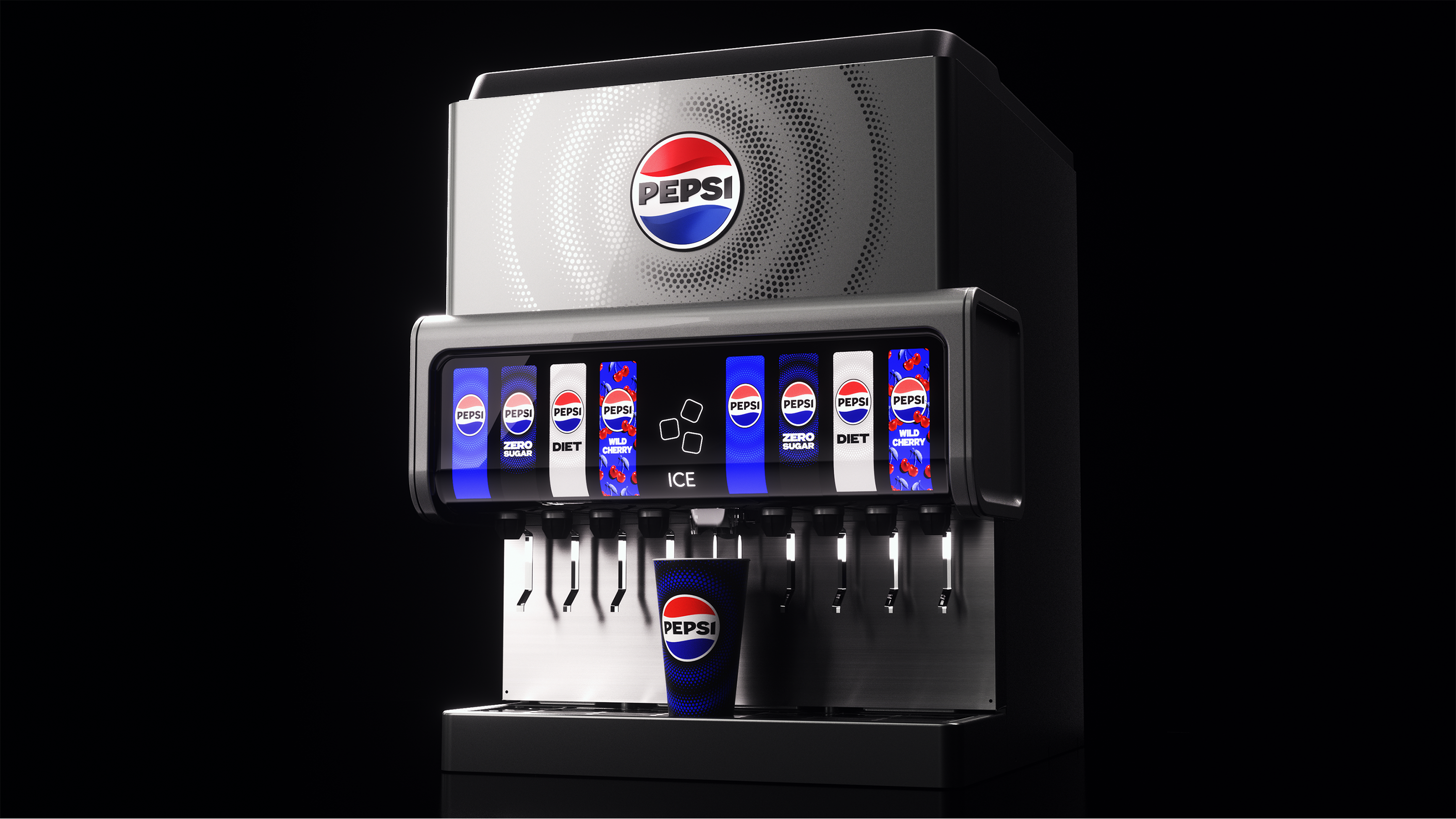 PEPSI Elevate Fountain Unit